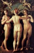 Hans von Aachen The Three Graces oil painting reproduction